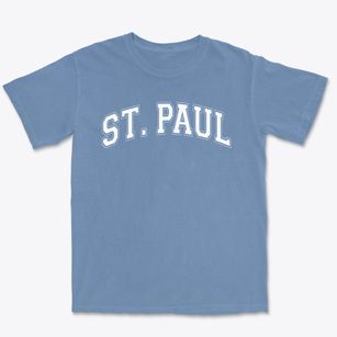 Saint Paul High School Varsity Arch Premium Heavyweight T-shirt