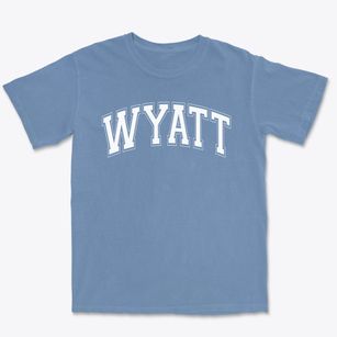Wyatt Elementary School Varsity Arch Premium Heavyweight T-shirt
