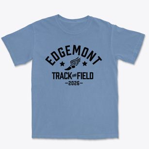 Edgemont Elementary School Track and Field Premium Heavyweight T-shirt