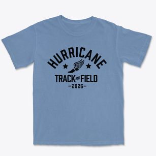 Hurricane Elementary School Track and Field Premium Heavyweight T-shirt