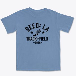 Seed: La Track and Field Premium Heavyweight T-shirt