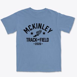 Mckinley Elementary School Track and Field Premium Heavyweight T-shirt
