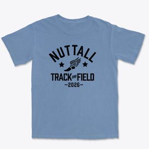 Nuttall Middle School Track and Field Premium Heavyweight T-shirt
