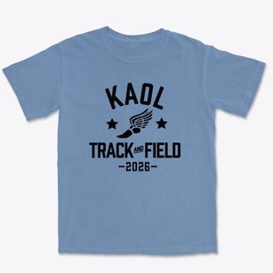 Kingman Academy Of Learning High School Track and Field Premium Heavyweight T-shirt
