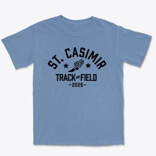 St. Casimir School Track and Field Premium Heavyweight T-shirt