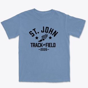 St. John Vianney High School Track and Field Premium Heavyweight T-shirt
