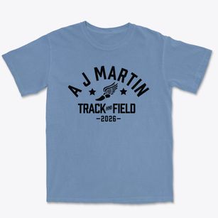 A J Martin Elementary School Track and Field Premium Heavyweight T-shirt