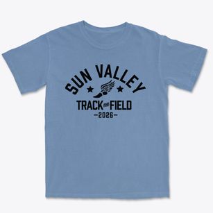 Sun Valley High School Track and Field Premium Heavyweight T-shirt