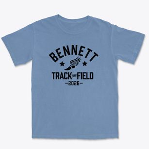 Bennett Elementary School Track and Field Premium Heavyweight T-shirt