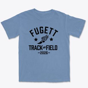 Fugett Middle School Track and Field Premium Heavyweight T-shirt