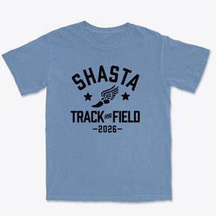 Shasta Elementary School Track and Field Premium Heavyweight T-shirt