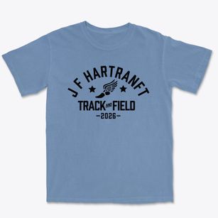 J F Hartranft Elementary School Track and Field Premium Heavyweight T-shirt