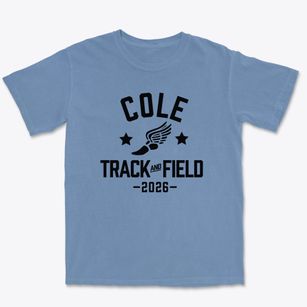 Bennie L. Cole Elementary School Track and Field Premium Heavyweight T-shirt