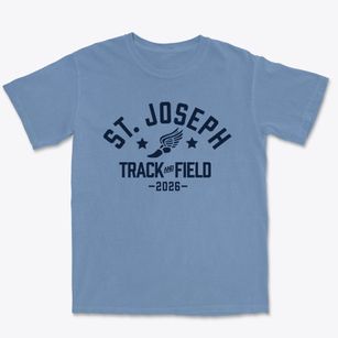 Saint Joseph Elementary School Track and Field Premium Heavyweight T-shirt