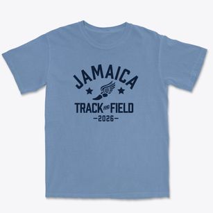 Jamaica Elementary School Track and Field Premium Heavyweight T-shirt