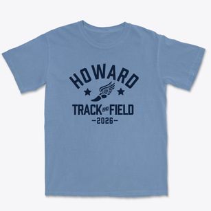 Howard Middle School Track and Field Premium Heavyweight T-shirt