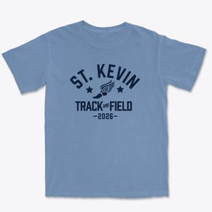 Saint Kevin Catholic School Track and Field Premium Heavyweight T-shirt