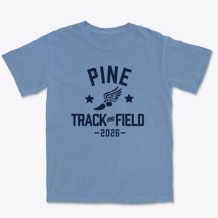Pine High School Track and Field Premium Heavyweight T-shirt