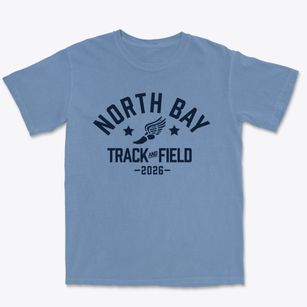 North Bay Elementary School Track and Field Premium Heavyweight T-shirt