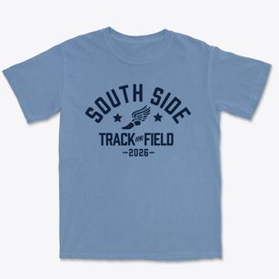 South Side Middle School Track and Field Premium Heavyweight T-shirt