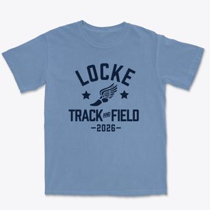Locke Elementary School Track and Field Premium Heavyweight T-shirt