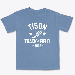 Tison Junior High School Track and Field Premium Heavyweight T-shirt