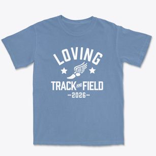 Loving Elementary School Track and Field Premium Heavyweight T-shirt