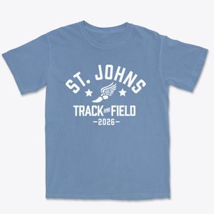 Saint Johns Lutheran School Track and Field Premium Heavyweight T-shirt