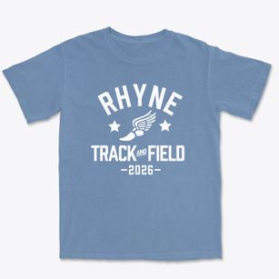 Rhyne Elementary School Track and Field Premium Heavyweight T-shirt