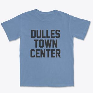 Dulles Town Center Virginia Classic Block Premium Heavyweight T-shirt