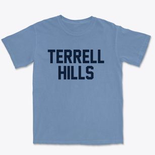Terrell Hills Texas Classic Block Premium Heavyweight T-shirt