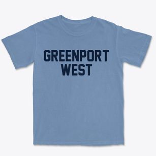 Greenport West New York Classic Block Premium Heavyweight T-shirt