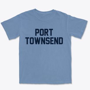 Port Townsend Washington Classic Block Premium Heavyweight T-shirt