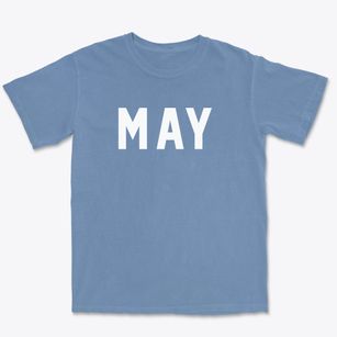 May Oklahoma Classic Block Premium Heavyweight T-shirt