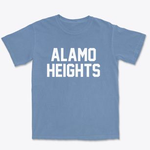 Alamo Heights Texas Classic Block Premium Heavyweight T-shirt