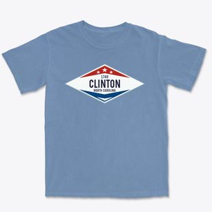 Clinton North Carolina Diamond Star Premium Heavyweight T-shirt