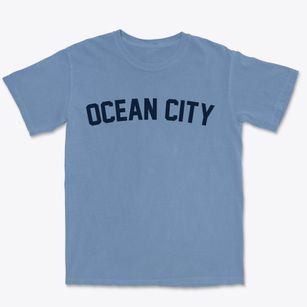 Ocean City Washington Classic Curve Premium Heavyweight T-shirt