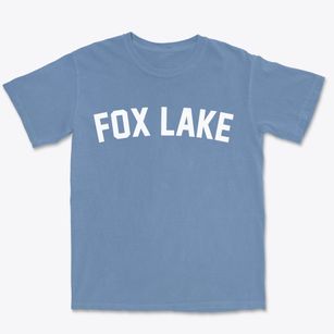 Fox Lake Wisconsin Classic Curve Premium Heavyweight T-shirt