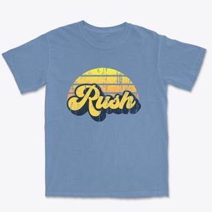 Rush New York Sublime Sunset Premium Heavyweight T-shirt