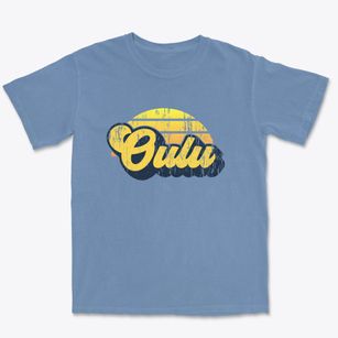 Oulu Wisconsin Sublime Sunset Premium Heavyweight T-shirt