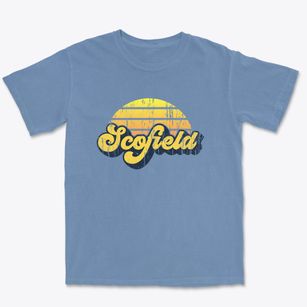 Scofield Utah Sublime Sunset Premium Heavyweight T-shirt