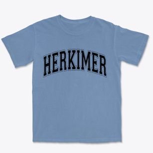 Herkimer New York Varsity Premium Heavyweight T-shirt