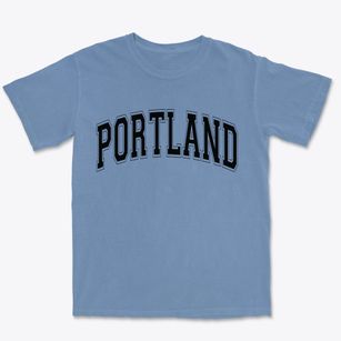 Portland Maine Varsity Premium Heavyweight T-shirt