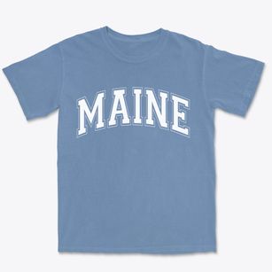 Maine New York Varsity Premium Heavyweight T-shirt
