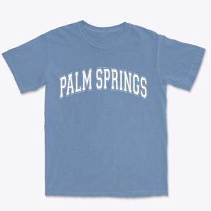 Palm Springs California Varsity Premium Heavyweight T-shirt