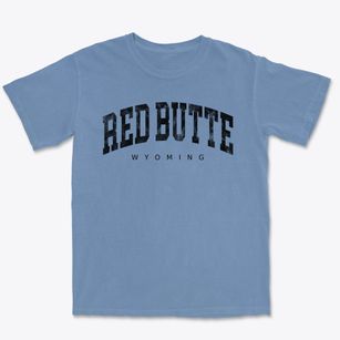 Red Butte Wyoming Urban Vibe Premium Heavyweight T-shirt
