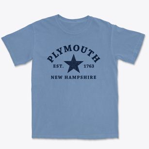 Plymouth New Hampshire Star Premium Heavyweight T-shirt
