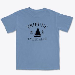 Tribune Kansas Yacht Club Premium Heavyweight T-shirt