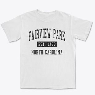 Fairview Park North Carolina Classic Established Premium Heavyweight T-shirt