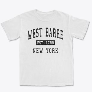 West Barre New York Classic Established Premium Heavyweight T-shirt